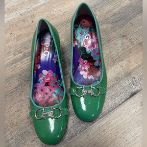 Dolce & Gabbana Green and Blue Pumps